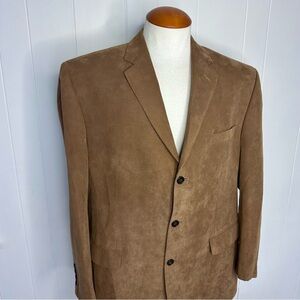 Calvin Klein Smooth Polyester Corduroy Blazer/Sport Coat